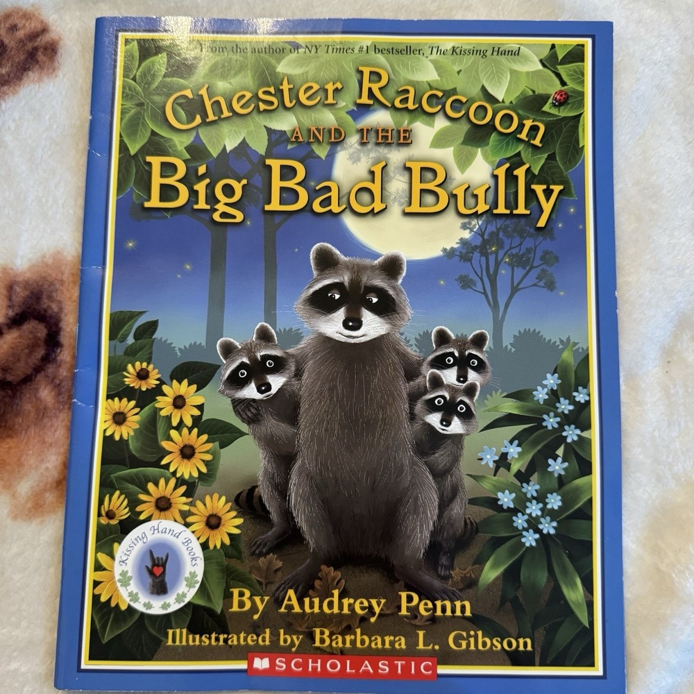 2009 Cheater Raccoon and the Big Bad Bully Kid's Paperback Book